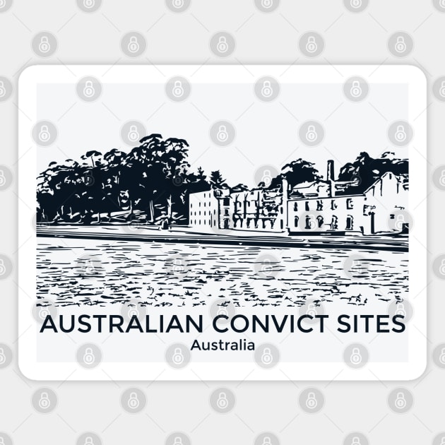 Australian Convict Sites - Australia Magnet by Lakeric